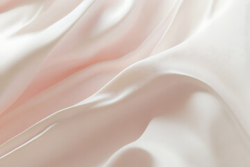 Obraz premium Delicate Pastel Pink Silk Fabric Texture
