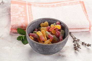 Sweet and sour marmalade worms
