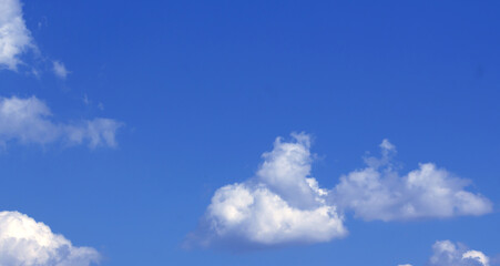 Naklejka premium Clear sky nature background texture