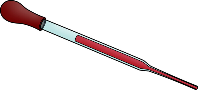 Pipette clip art preview