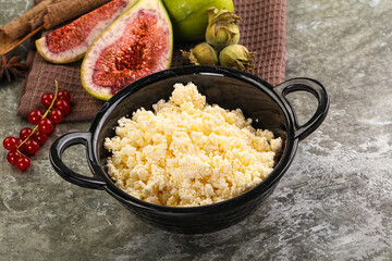 Delicous sheep cottage cheese curd