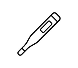 シンプルな体温計のアイコンイラスト　ベクター
