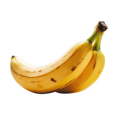 bananas isolated on white