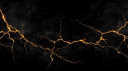 Electric energy surge nature digital art dark background abstract view power and force visualization