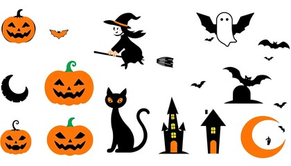 Halloween Icons Set