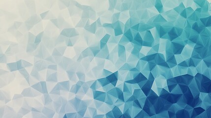 Obraz premium Abstract blue and white low-poly background.