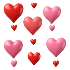 Romantic Valentine’s Heart Vector Set - Love & Passion Icons and Patterns"