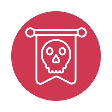 recommend clip art: Skull Vector Circle Outline Icon. Eps 10 file 