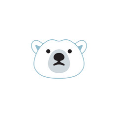 Polar Bear Face Emoji