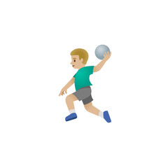 Boy Throwing Ball Emoji