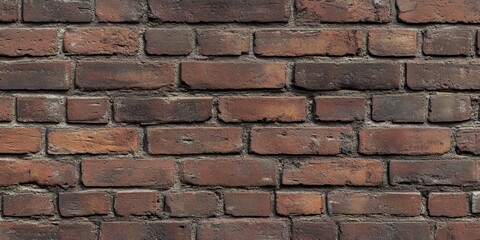 Obraz premium High Quality Image of Brick Wall Texture This is a detailed image showcasing the texture of a brick wall, providing a clear depiction of its high quality design.
