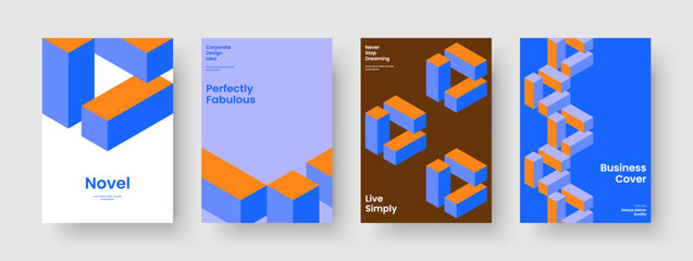 Geometric Report Layout. Abstract Book Cover Template. Modern Business Presentation Design. Flyer. Banner. Poster. Background. Brochure. Journal. Leaflet. Portfolio. Magazine. Catalog. Advertising