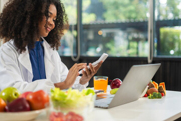 Dietitian food and medicine.