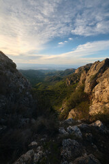 Beautiful mountain landscape and sky
