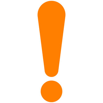 recommend clip art: orange exclamation mark