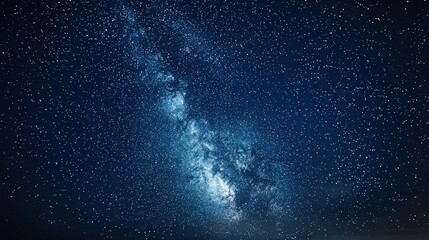 A stunning view of the night sky filled with countless stars and the Milky Way, creating a breathtaking celestial spectacle.