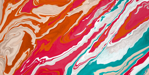 Immerse Yourself in the Mesmerizing Dance of Colors and Textures on an Abstract Canvas