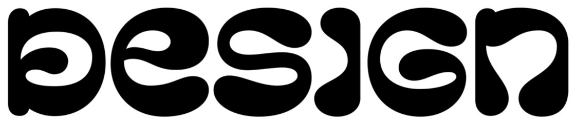 Lettering design text