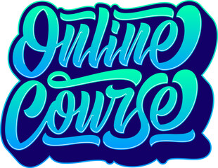 lettering online course with shadow text