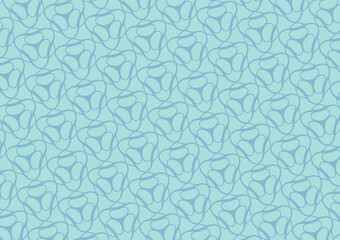 Obraz premium Minimal line pattern soft blue cute geometry background