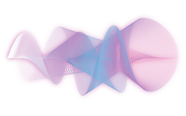 abstract background with pink ribbon