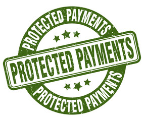 PROTECTED PAYMENT stamp