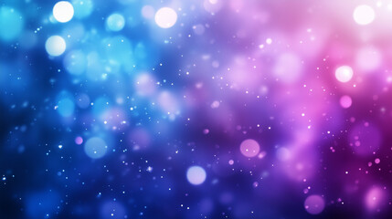 Abstract Blue and Pink Bokeh Lights Background