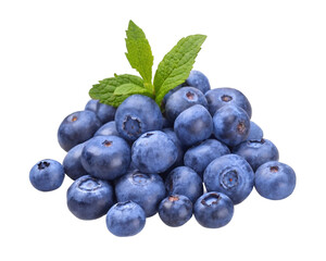 Fototapeta premium Blueberry fruit png clipart, healthy food on transparent background 