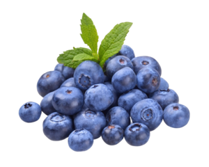 Blueberry fruit png clipart, healthy food on transparent background
