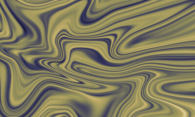 Abstract background with flowing gold and blue lines.