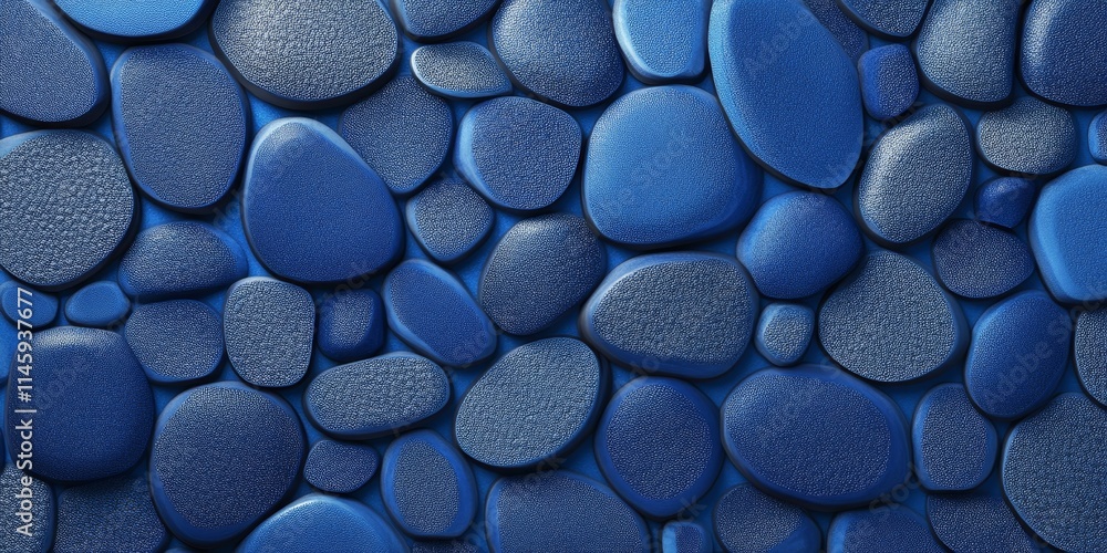 Aufkleber background featuring a royal blue color with a mesh pattern resembling pebbles. this creates a uniqu