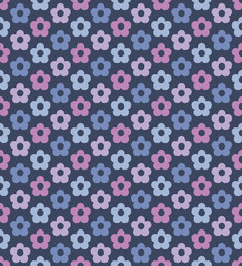 Flower pattern background for design. Colorful shapes seamless pattern background.