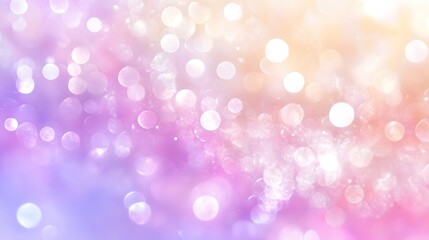 Obraz premium Abstract Pastel Bokeh Background With Soft Light Circles