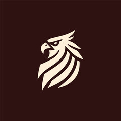 Naklejka premium Guardian eagle logo