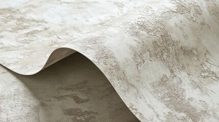 Obraz premium A rough-textured wallpaper with a blend of sandy beige and soft taupe.