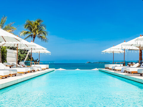 Views of Bo Phut Beach & resort in Koh Samui, Thailand - Powered by Adobe