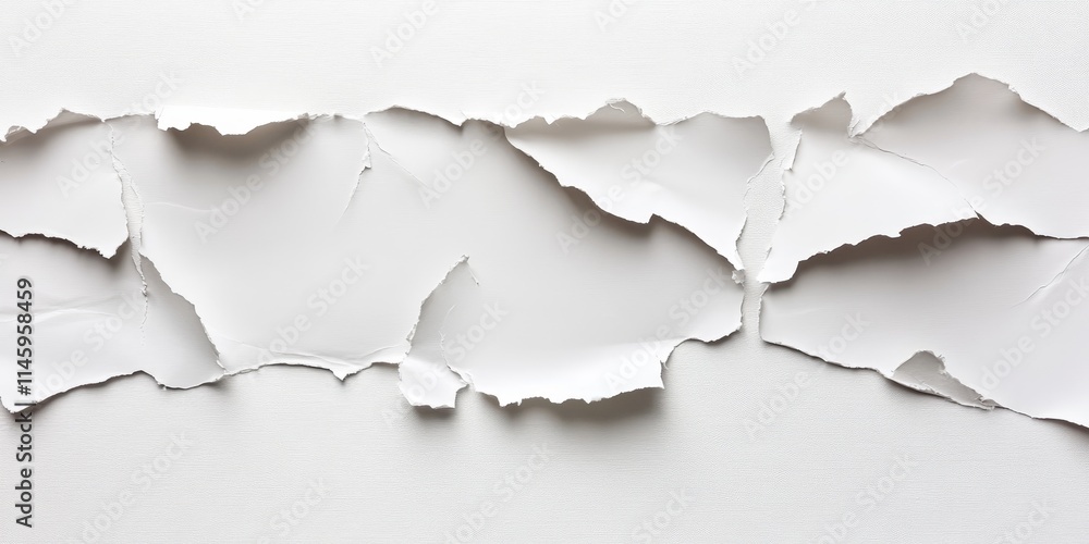 Poster ripped paper background ideal for showcasing various messages a creative ripped paper backdrop that 
