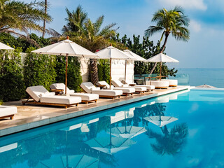 Views of Bo Phut Beach & resort in Koh Samui, Thailand