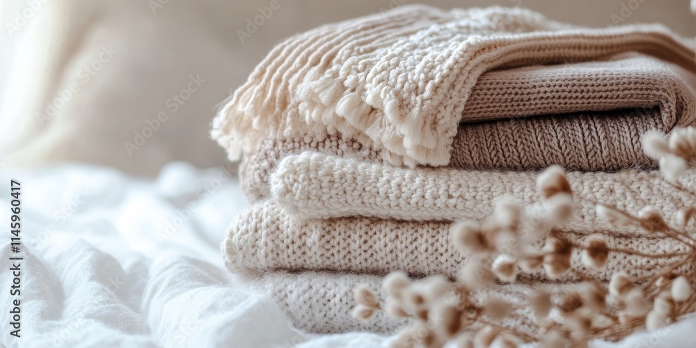 Poster utilize a material that is both soft and clean, such as cloth or fabric, emphasizing the importance 