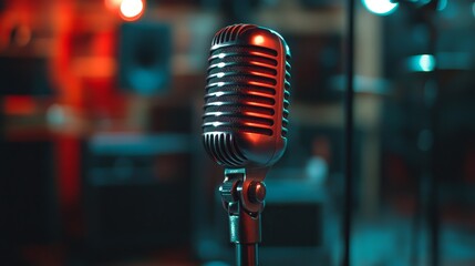 Microphone designed for capturing sound in audio settings, music performances, and karaoke. This...