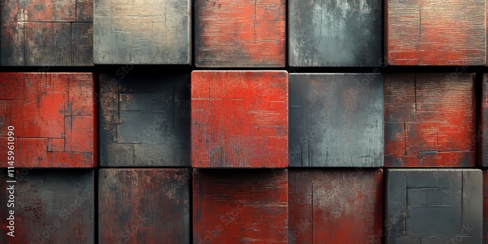 Aufkleber abstract background featuring a grunge style design, with painted and scratched metallic texture on 