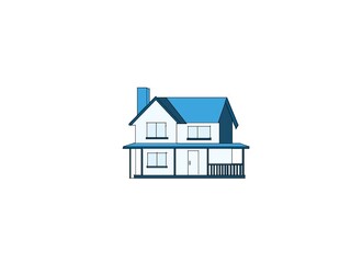 real logo icon home house real estate building 