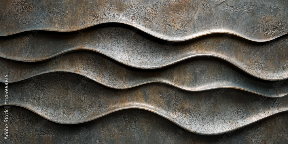 Poster metal cover featuring a unique texture, providing an intriguing background element. the metal cover 