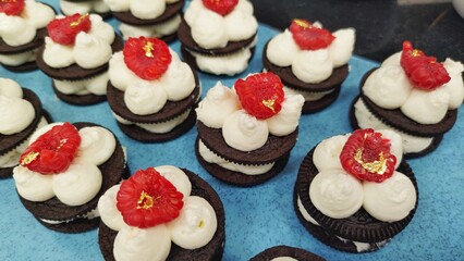 Cupcakes mousse dessert 