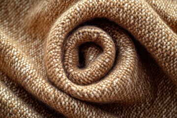 Fototapeta premium Detailed Close-Up Shot of Warm Plush Weave for Textiles and Fabric Design Inspiration