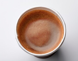 fresh coffee on white background