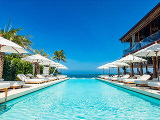 Views of Bo Phut Beach & resort in Koh Samui, Thailand