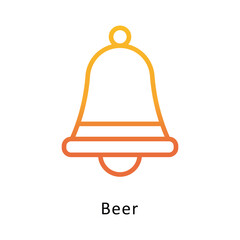 Beer  Vector Gradient icon. Eps 10 File 