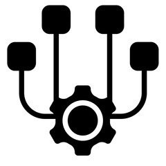 Algorithm Solid Icon