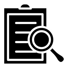 Audit Solid Icon